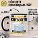 Kitesurfer Tasse Geschenk für Kitesurfer Geburtstag Lustiger Spruch Kaffee-Becher Was Ist Deine Superkraft Schwarz Trendation