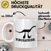 Pinosaurier Pi + Dinosaurier Tasse Geschenk Lustiger Mathe Becher Weiß Trendation