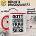 Silke Tasse Geschenk Gott Formte Die Perfekte Frau Silke Geschenkidee Rot Trendation