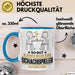 Schachspieler Geschenk Tasse So Gut Kann Nur Ein Schachspieler Aussehen Geschenkidee Kaffee-Becher Blau Trendation