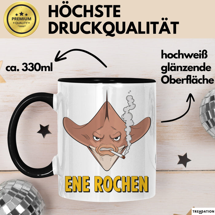 Rochen Humor Tasse Geschenk Ene Rochen Geschenkidee Geburtstag Angler