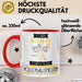 Volleyballspielerin Tasse Geschenk Becher Stark Attraktiv Furchtlos Volleyballspielerin Lustige Geschenkidee Rot Trendation
