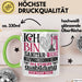 Sanitär- und Heizungstechnikerin Ausbildung Start Geschenk Tasse Ich Bin Sanitär- und Heizungstechnikerin In Der Ausbildung Ich Darf Das Kaffee-Becher Geschenkidee Grün Trendation