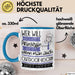 Outdoor-Köchin Tasse Geschenk Spruch Wer Will Schon Prinzessin Sein Wenn Man Auch Outdoor-Köchin Sein Kann Blau Trendation