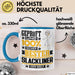 Slackliner Geschenk Lustiger Spruch für Slackliner Geschenkidee Bester Slackliner Der Welt Blau Trendation