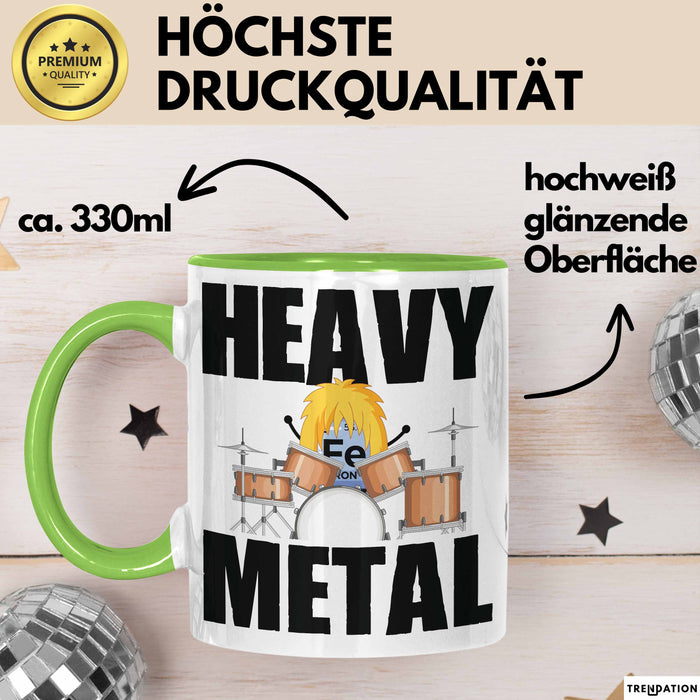 Chemiker Tasse Geschenk Punk Rock Spruch Geschenkidee Wissenschaftler Grün Trendation