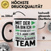 Romantische Pärchen Tasse Geschenk Team seit 12,5 Jahren Geschenkidee Lustig Schwarz Trendation