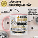 Mountainbike-Guide Tasse Geschenk Lustiger Spruch Bitte Erheben Sie Sich Seine Majestät Die Mountainbike-Guide Betritt Den Raum Rosa Trendation