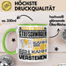 Stiefschwäger Geschenk Kaffee-Tasse Geschenkidee für Stiefschwäger Ich Bin Stiefschwäger Ich Kann Es Dir Erklären Jedoch Nicht Für Dich Verstehen Spruch Lustig Grün Trendation