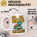 Schildkröte Tierliebhaber Tasse Geschenk Lustige Geschenkidee Spruch So Da Bin Ich, Ich Kann Es Euch Leider Nicht Ersparen Weiß Trendation