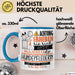 Hundepflegerin Tasse Geschenk Lustiger Spruch Bitte Erheben Sie Sich Seine Majestät Die Hundepflegerin Betritt Den Raum Blau Trendation