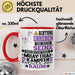 Muay-Thai-Kämpfer Geschenk Tasse Lustiger Spruch Erheben Sie Sich Der Muay-Thai-Kämpfer Betritt den Raum Rot Trendation