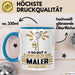 Maler Geschenk Tasse So Gut Kann Nur Ein Maler Aussehen Geschenkidee Kaffee-Becher Blau Trendation
