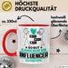 Influencer Geschenk Tasse So Gut Kann Nur Ein Influencer Aussehen Geschenkidee Kaffee-Becher Rot Trendation