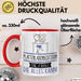 Plattenladenbesitzerin Geschenk Tasse Becher Die Frau Die Allen Kann Geschenkidee für eine Plattenladenbesitzerin Lustig Rot Trendation