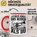 Posauntist Tasse Geschenk Trompete Posaune Einer Von Uns Beiden Spielt Besser Als Du Geschenkidee Rot Trendation