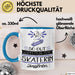 Skaterin Geschenk Tasse So Gut Kann Nur Eine Skaterin Aussehen Geschenkidee Geburtstag Weihnachten Lustig Blau Trendation