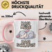 Sarkastische Kaninchen Hase Tasse Geschenk Lustige Geschenkidee Spruch Hasi Müde Hasi Schlafen Rosa Trendation