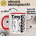 Beste Freundin Tasse Geschenk Tiny Terror Geschenkidee für Kollegin oder Beste Freundin Rot Trendation