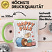 Meerschweinchen Tier Tasse Geschenk Lustige Geschenkidee Happy Pills Grün Trendation