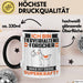 Tierverhaltensforscher Tasse Geschenk für Tierverhaltensforscher Geburtstag Lustiger Spruch Kaffee-Becher Was Ist Deine Superkraft Schwarz Trendation