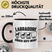 Labradore Hören Aufs Wort Tasse Geschenk Labrador Besitzer Mama Becher Trendation