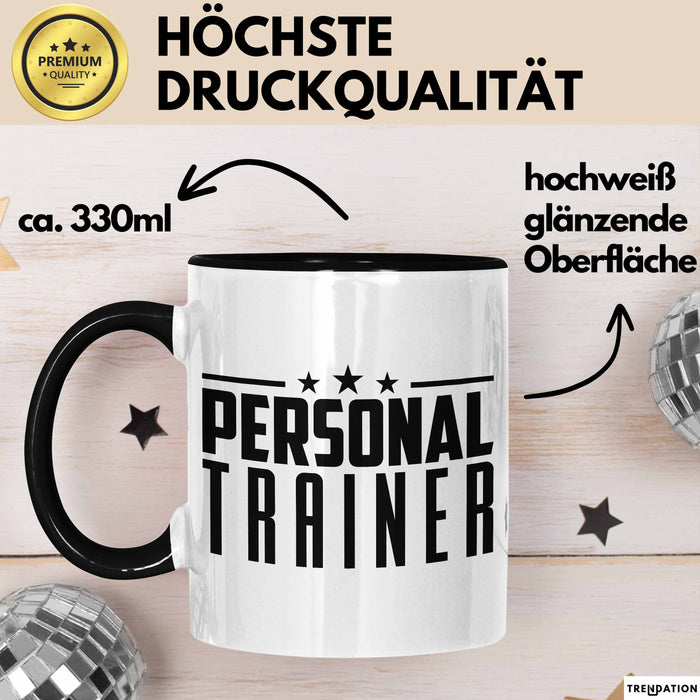 Personal-Trainer Tasse Geschenk Bester Personaltrainer Geschenkidee Spruch Trendation