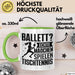 Tischtennis-Spielerin Tasse Geschenk Frauen Ballett Echte Mädchen Spielen Tischtennis Grün Trendation