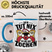 Gamer Geschenk Tasse Geschenkidee für Zocker Der Tut Nix Der Will Nur Zocken Jungs Geschenkdiee Gaming Blau Trendation