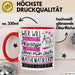 Mathematikerin Tasse Geschenk Spruch Wer Will Schon Prinzessin Sein Wenn Man Auch Mathematikerin Sein Kann Rot Trendation