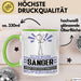 Sänger Geschenk Tasse Ich Bin Sänger Aber Sag Doch Einfach Superheld Lustige Geschenkdiee für Sänger Kaffee-Becher Grün Trendation