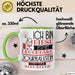 Journalistin Tasse Geschenk Ich Bin Diese Eine Legendäre Journalistin Von Der Alle Reden Geschenkidee Geburtstag Weihnachten Grün Trendation