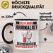 Journalist Tasse Geschenk für Journalist Geburtstag Lustiger Spruch Kaffee-Becher Was Ist Deine Superkraft Schwarz Trendation
