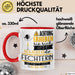 Fechterin Tasse Geschenk Lustiger Spruch Bitte Erheben Sie Sich Seine Majestät Die Fechterin Betritt Den Raum Rot Trendation