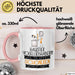 Haustier-Modedesignerin Weil Es Keinen Schöneren Beruf Gibt Tasse Geschenk für Eine Haustier-Modedesignerin Lustig Rosa Trendation