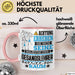 Gesangslehrer Geschenk Tasse Lustiger Spruch Erheben Sie Sich Der Gesangslehrer Betritt den Raum Rosa Trendation