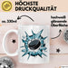 Eishockey Fan Tasse Geschenkidee für Wintersportliebhaber Weiß Trendation