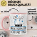 Geschenk für Musikjournalistin Tasse Lustige Geschenkidee Geburtstag Ich Bin Musikjournalistin Ich Darf Das Rosa Trendation