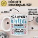Garten Oma Tasse Geschenk Muttertag Witziger Spruch Cooler Becher Weiß Trendation