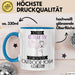 Outdoor-Yoga-Lehrerin Tasse Geschenk Becher Stark Attraktiv Furchtlos Outdoor-Yoga-Lehrerin Lustige Geschenkidee Blau Trendation