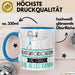 Naturforscherin Geschenk Tasse Becher Die Frau Die Allen Kann Geschenkidee für eine Naturforscherin Lustig Blau Trendation