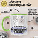 Gleitschirmlehrer Geschenk Tasse So Gut Kann Nur Ein Gleitschirmlehrer Aussehen Geschenkidee Kaffee-Becher Grün Trendation