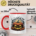 Halloween Tasse Geschenkidee für Grusel Saison Fans Rot Trendation