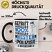 Polizist Geschenk Lustiger Spruch für Polizist Geschenkidee Bester Polizist Der Welt Schwarz Trendation