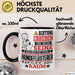 Hundeflüsterer Geschenk Tasse Lustiger Spruch Erheben Sie Sich Der Hundeflüsterer Betritt den Raum Schwarz Trendation