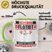 Flötist Tasse Geschenk für Flötist Geburtstag Lustiger Spruch Kaffee-Becher Was Ist Deine Superkraft Grün Trendation