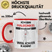Halbonkel Geschenk Tasse Lustiger Spruch Ich Bin Halbonkel Warum Weil Ich Es Kann Geschenkidee Bester Halbonkel Geburtstag Kaffee-Becher Rot Trendation