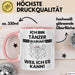 Tänzer Geschenk Tasse Lustiger Spruch Ich Bin Tänzer Warum Weil Ich Es Kann Geschenkidee Bester Tänzer Geburtstag Kaffee-Becher Rosa Trendation