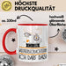 Geschenk für Wildtierbeobachterin Tasse Lustige Geschenkidee Geburtstag Ich Bin Wildtierbeobachterin Ich Darf Das Rot Trendation