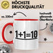 Informatik Softwareprogrammierer Tasse Geschenk Lustige Geschenkidee Spruch Rot Trendation